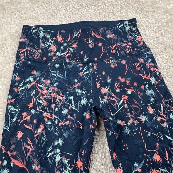 Sweaty Betty Power 7/8 Length Legging Beetle Blue Mystical Floral - Picture 6 of 12